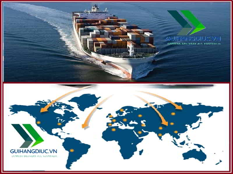 Phương thức vận chuyển - gửi hàng đi Úc - Australia bằng đường biển tại GUIHANGDIUC.VN
